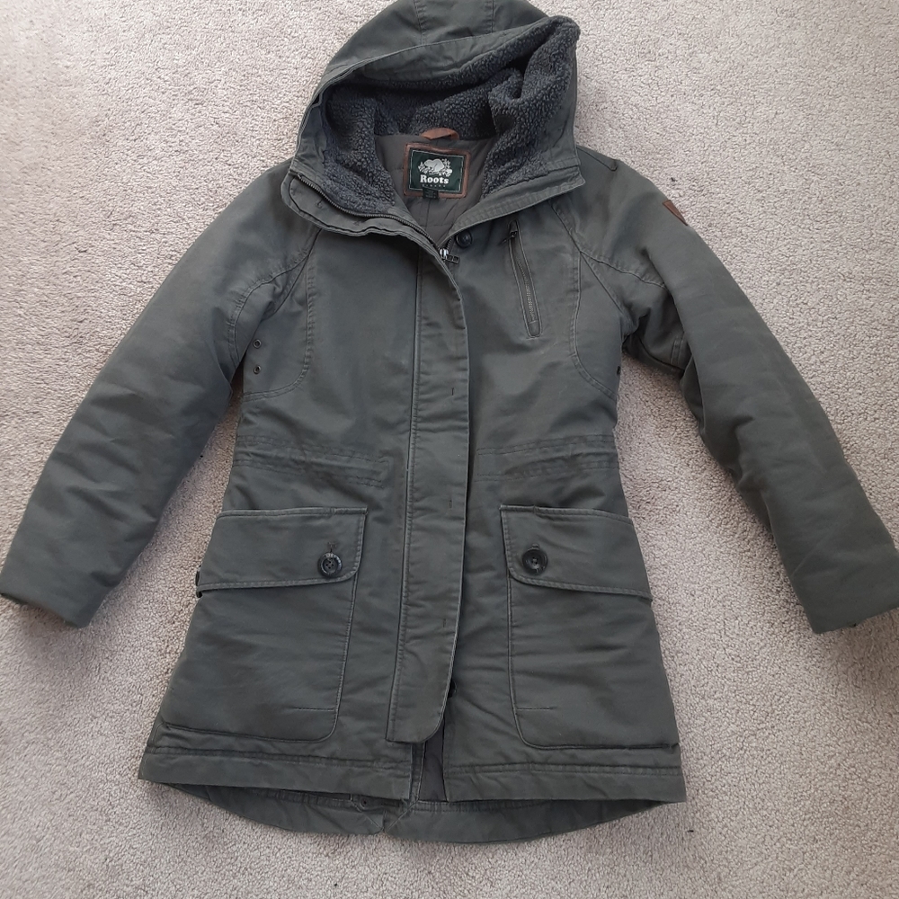 Roots winter coat